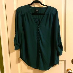 Green torrid blouse
